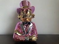 Dagobert duck pop art beeld, roze, 2025 - afbeelding 1 van  11
