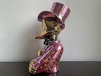 Dagobert duck pop art beeld, roze, 2025 - afbeelding 5 van  11