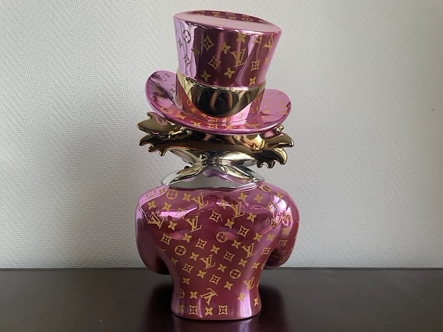 Dagobert duck pop art beeld, roze, 2025 - afbeelding 7 van  11