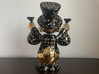 Dagobert duck pop art beeld, zwart - afbeelding 8 van  12