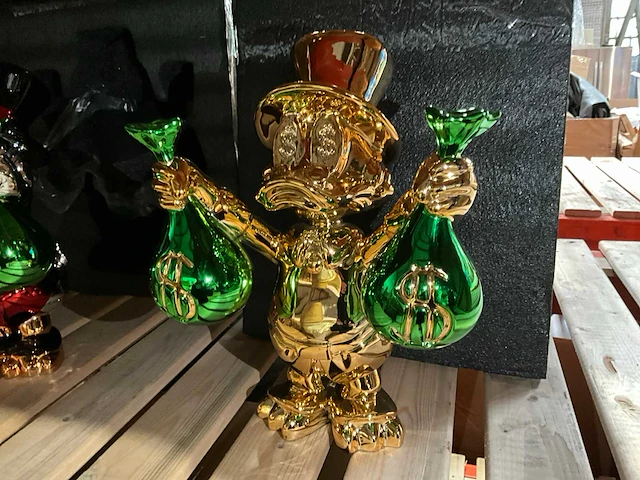 Dagobert duck pop art figuur - afbeelding 1 van  5