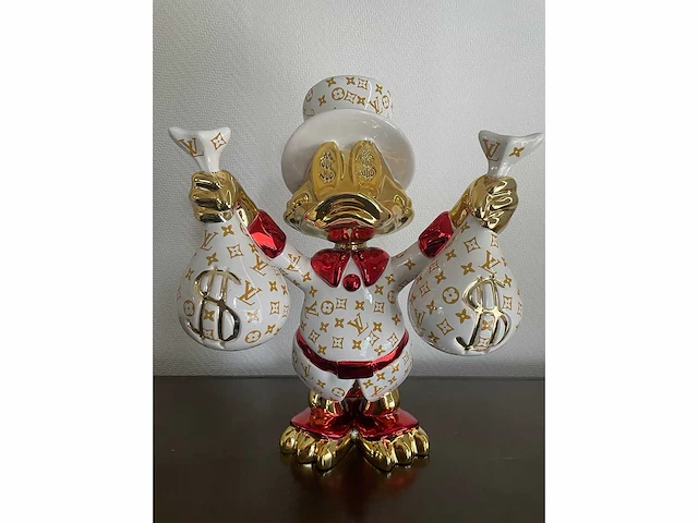Dagobert duck pop art figuur - afbeelding 1 van  9