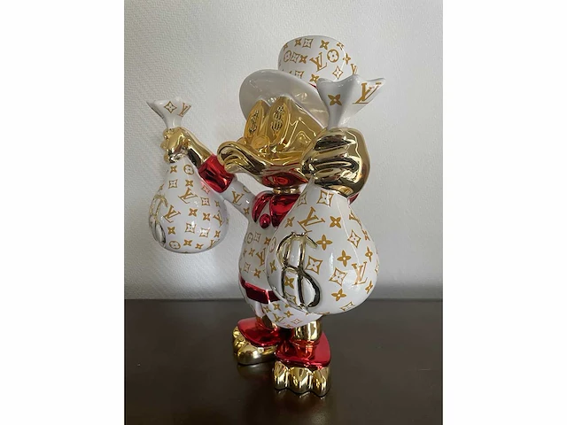 Dagobert duck pop art figuur - afbeelding 2 van  9