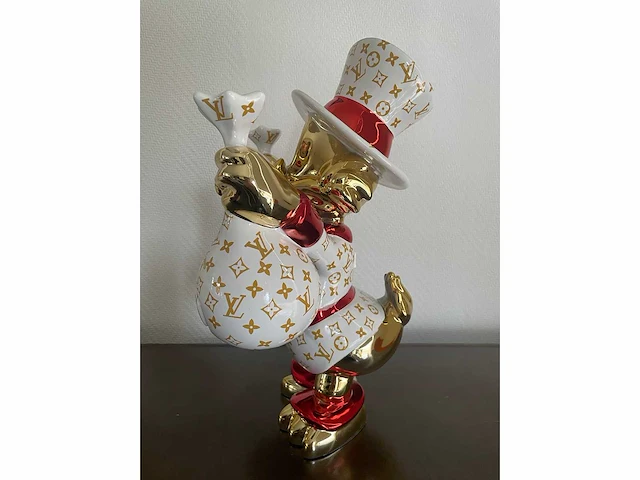 Dagobert duck pop art figuur - afbeelding 3 van  9