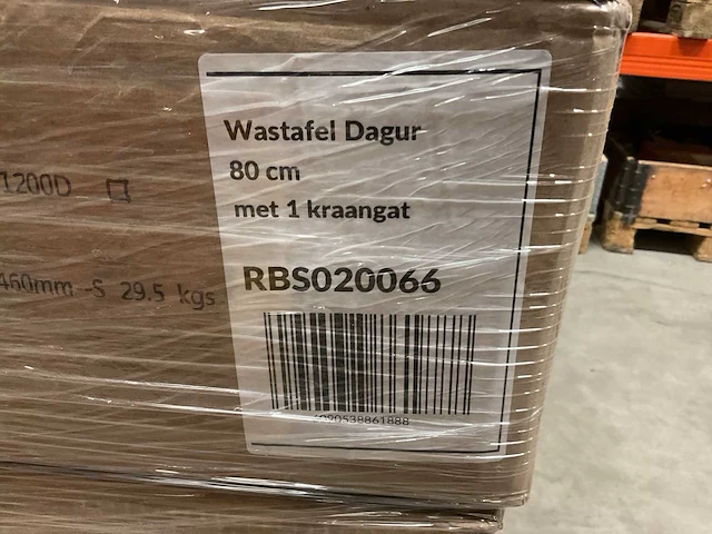 Dagur - bb800 - wastafel (80x46cm) (4x) - afbeelding 4 van  4