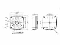 Dahua pfa122 montage box (2x) - afbeelding 3 van  6