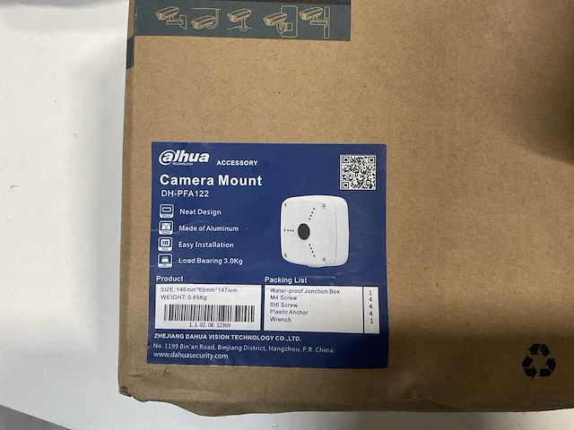 Dahua pfa122 montage box (2x) - afbeelding 6 van  6