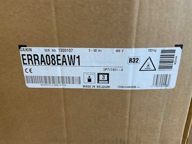 Daikin - altherma 3 r mt 8kw - erra08eaw1 - lucht-water warmtepomp buiten-unit - afbeelding 4 van  4
