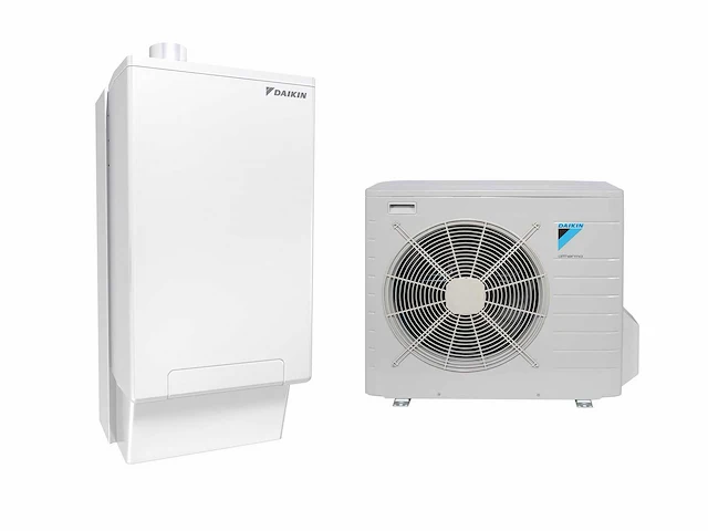 Daikin 8 kw hybride warmtepomp (split-unit + hr ketel) (4x) - afbeelding 1 van  6
