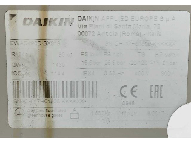 Daikin chiller luchtgekoeld - afbeelding 9 van  17