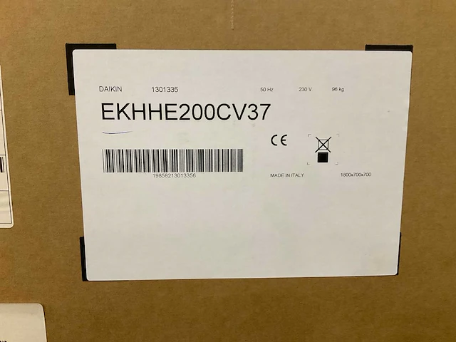 Daikin ekhhe200cv37 warmtepompboiler - afbeelding 2 van  5