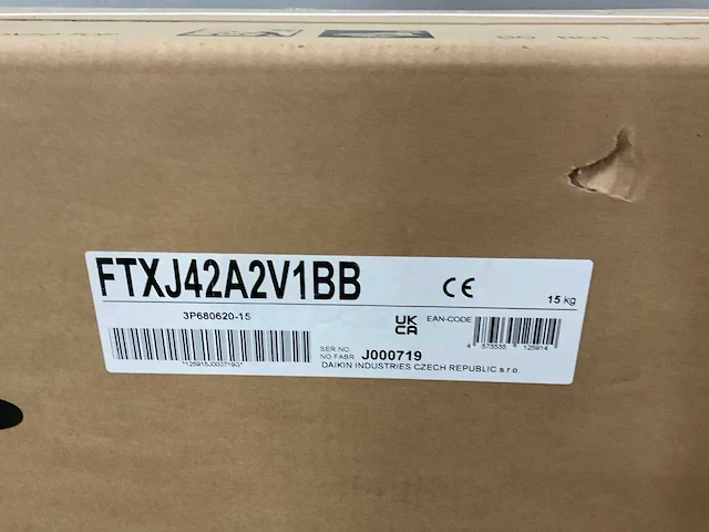 Daikin emura ftxj-ab airco binnendeel split wandmodel 4,2kw - afbeelding 7 van  8