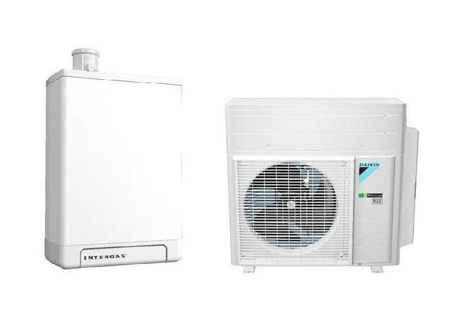 Daikin + intergas ejha04aav3 + nhy2komb32aa hybride lucht-water warmtepomp set - afbeelding 1 van  5
