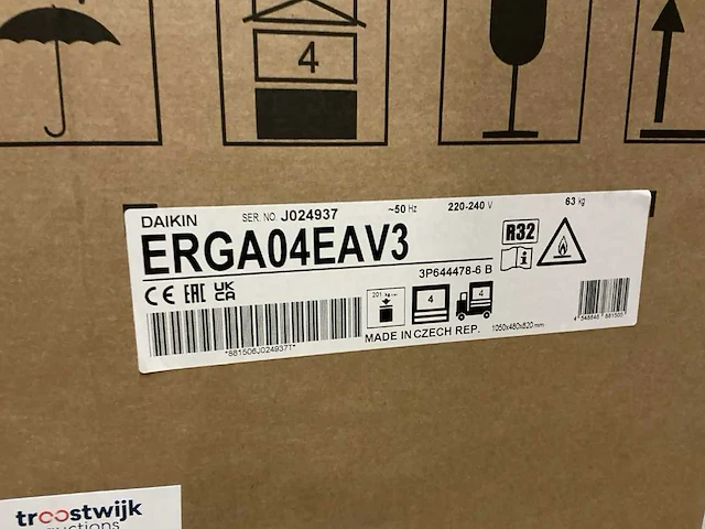 Daikin warmtepomp 4 kw (4x) - afbeelding 3 van  4