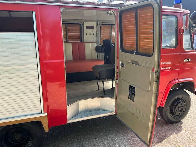 Daimler benz 408 brandweerwagen camper - scherpenzeel - afbeelding 17 van  34