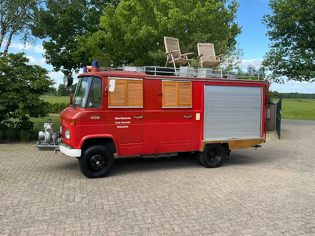 Daimler benz 408 brandweerwagen camper - scherpenzeel - afbeelding 2 van  34