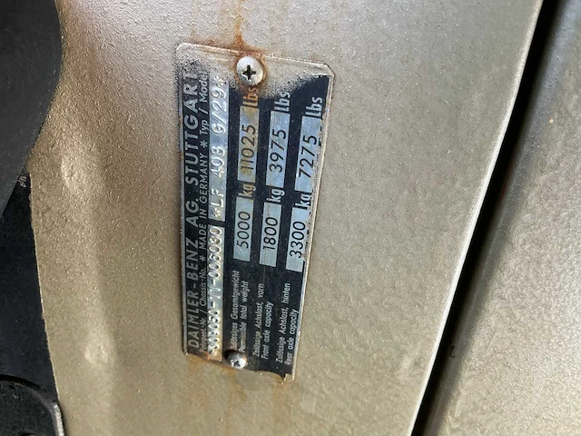 Daimler benz 408 brandweerwagen camper - scherpenzeel - afbeelding 33 van  34