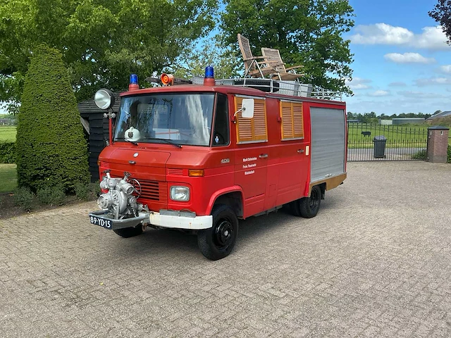 Daimler benz 408 brandweerwagen camper - scherpenzeel - afbeelding 3 van  34