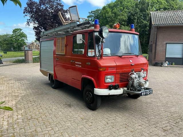 Daimler benz 408 brandweerwagen camper - scherpenzeel - afbeelding 5 van  34