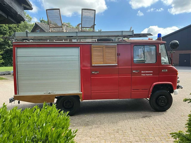 Daimler benz 408 brandweerwagen camper - scherpenzeel - afbeelding 6 van  34