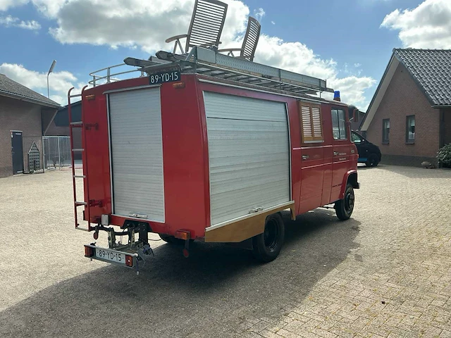 Daimler benz 408 brandweerwagen camper - scherpenzeel - afbeelding 7 van  34