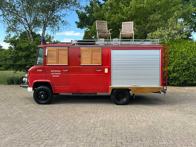 Daimler benz 408 brandweerwagen camper - scherpenzeel - afbeelding 9 van  34