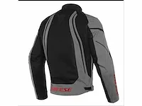 Dainese air crono 2 tex black charcoal gray charcoal gray 46 motorjas - afbeelding 2 van  4