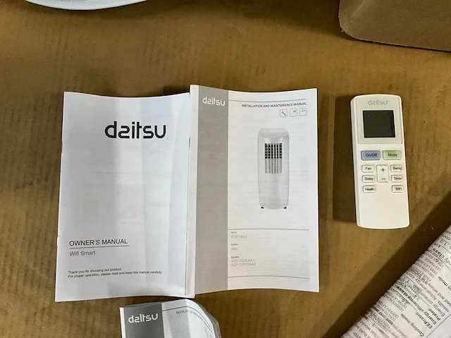Daitsu mobiele airco adp-12f/cx-a3 (wifi remote) - afbeelding 5 van  6