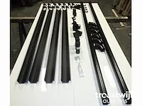 Dakgootset mast goot bruin 300 cm - afbeelding 1 van  1