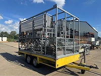 Dakrand beveiliging met hijsbok en aanhanger (198 mtr)