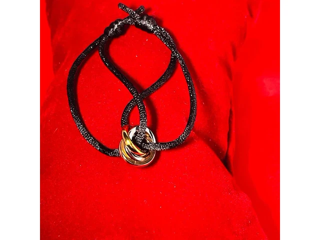 Dames armband zwart - afbeelding 1 van  3