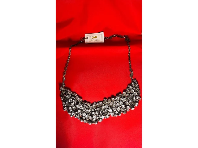 Dames collier strass diamand - romano p.c. hoofdstraat - afbeelding 1 van  3