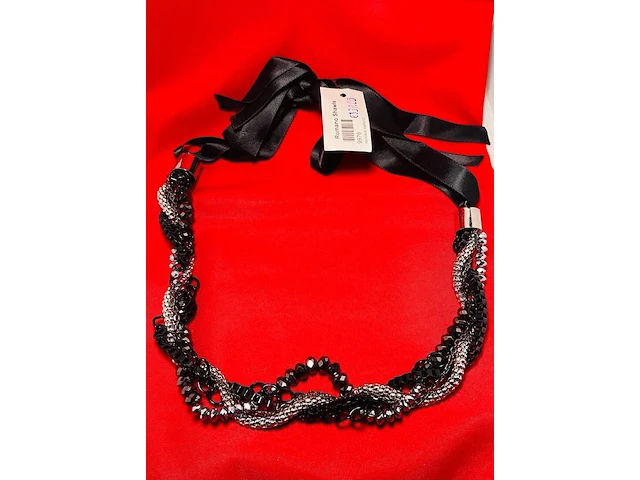 Dames collier strass diamand - romano p.c. hoofdstraat - afbeelding 1 van  3