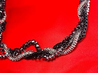 Dames collier strass diamand - romano p.c. hoofdstraat - afbeelding 2 van  3
