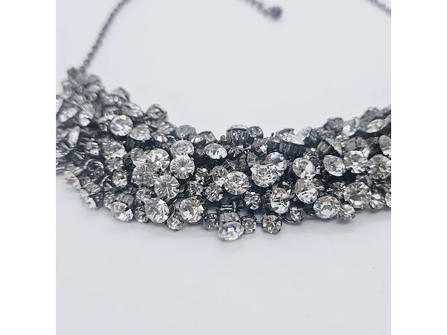 Dames collier strass diamand - romano p.c. hoofdstraat - afbeelding 2 van  5