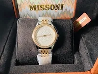 Dames horloge - missoni 60 diamanten 0.33 carat prijs €1900,00 - afbeelding 2 van  8