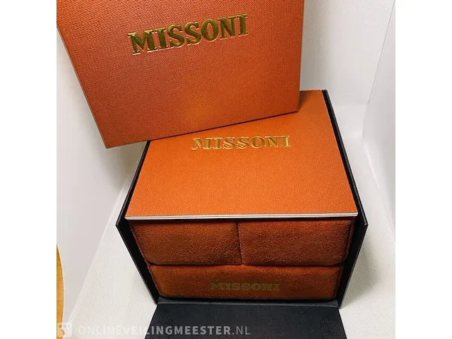 Dames horloge - missoni 60 diamanten 0.33 carat prijs €1900,00 - afbeelding 7 van  8