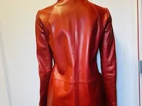Dames luxe leder - gucci longcoat trenchcoat model leren jas van €3900,00 - afbeelding 5 van  9
