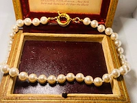 Dames parelsnoer collier - met echte japanse parels - anna valerie adolf - afbeelding 3 van  4