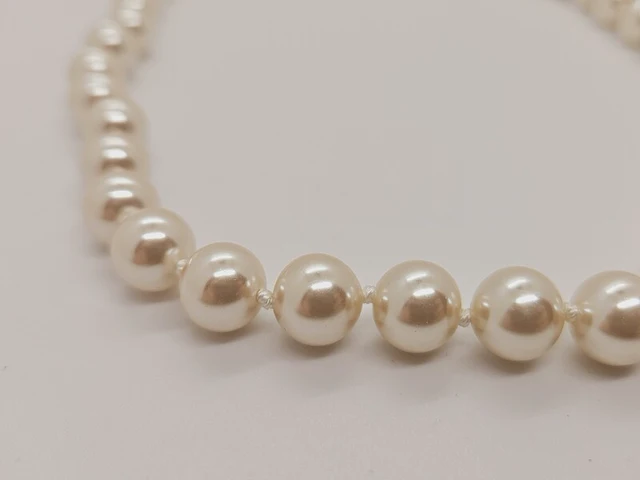 Dames parelsnoer collier - met echte japanse parels - anna valerie adolf - afbeelding 3 van  4