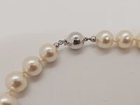Dames parelsnoer collier - met echte japanse parels - anna valerie adolf - afbeelding 4 van  4