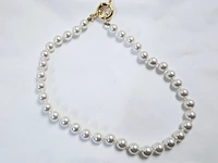 Dames parelsnoer collier - met echte japanse parels - anna valerie adolf - afbeelding 1 van  4