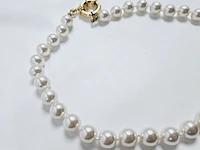 Dames parelsnoer collier - met echte japanse parels - anna valerie adolf - afbeelding 2 van  4