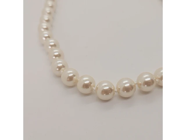 Dames parelsnoer collier - met echte japanse parels - anna valerie adolf - afbeelding 3 van  4