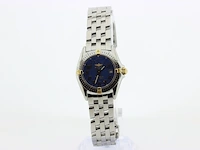 Dames polshorloge breitling, callistino, blauwe wijzerplaat, bouwjaar ca. 2000 - afbeelding 1 van  10