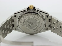 Dames polshorloge breitling, callistino, blauwe wijzerplaat, bouwjaar ca. 2000 - afbeelding 7 van  10
