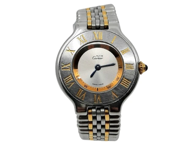 Dames polshorloge, cartier, must de cartier 21 - afbeelding 1 van  28