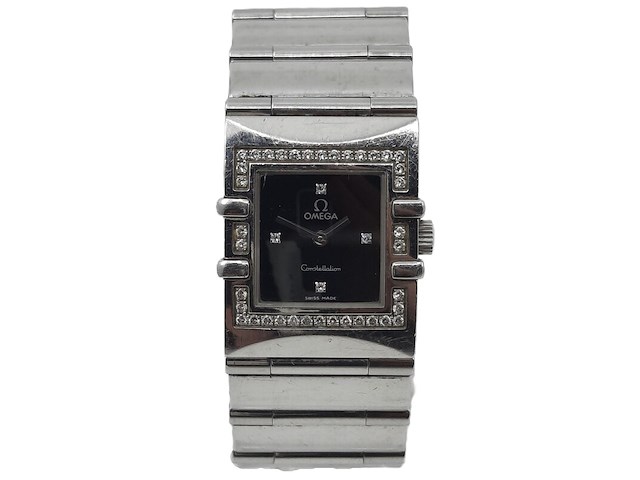 Dames polshorloge, omega, constellation quadra - afbeelding 1 van  26