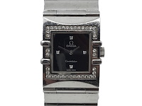 Dames polshorloge, omega, constellation quadra