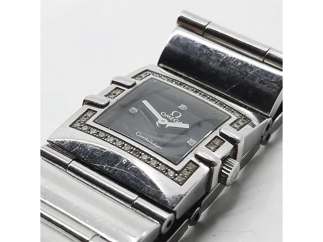 Dames polshorloge, omega, constellation quadra - afbeelding 17 van  26